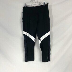 Lands' End Sport Women's Black Capris Running Tights Size M